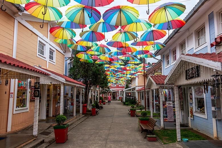 Cenário de montanha em Itatiaia